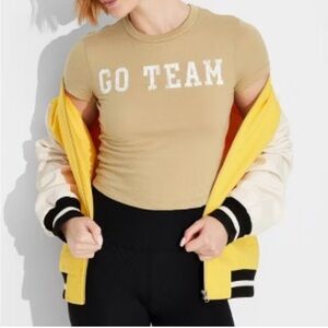 New Wild Fable Tiny Tee Go Team sports T Shirt XS NWT
